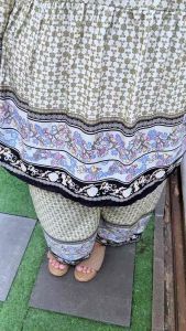 Setelan Wanita Agnes Jumbo Set Bahan Rayon Diamond Motif Batik Busui Friendly LD130 140 150