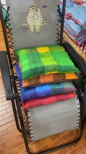 เบาะรองนั่ง ใยผ้าฝ้าย 45*45 หนา 5 cm