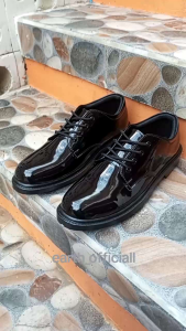Sepatu PDH Pendek Doff & Mengkilap: Pilihan Terbaik untuk Pentofel Dinas TNI Polri Satpam Polisi Security