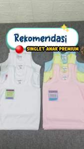 RAFASA STORE BDG | Isi 12 PCS Kaos Dalam Anak Laki-laki & Cewek DK Polos Premium bahan tebal adem Putih