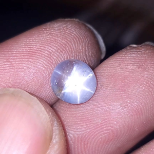 Natural unique light blue sapphire STRONG STAR ceylon safir srilanka no treatment