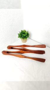 H339. Redwood Wooden Food Tongs / Kitchen Cooking Tool / Wooden Clip Tongs