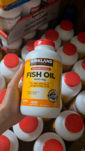 Kirkland Fish oil 1000mg lọ 400v date 2027 cam kết chính hãng