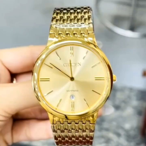 Đồng hồ nam  size 40mm máy pin Nhật  CTZ  2 kim kính sapphire chống xước chống nước tốt