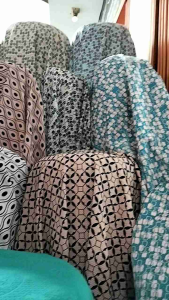 Bahan/Kain Emboss Wafer Motif Unik