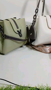Cempaka12 tas selempang wanita tiga ruang Yuke free dompet mini