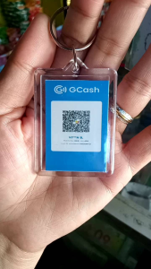 Gcash Qr code keychain style waterproof