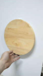 Simple Wall Shelf Folding Plants Hanging Kettle Shelf Solid wood Round shelving Wall-To-Wall