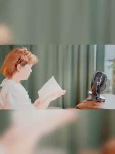 [Arrive 1-2days]Opolar 5000 mAh rechargeable portable fan 5-inches operated clip on fan 35 hours working time toddler’s