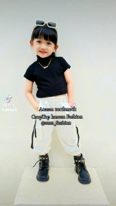 VEW - VALORA TOP - Atasan anak perempuan turtle neck rib | baju anak perempuan Korean Fashion | blouse anak