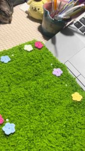 Móc khoá len Bánh Dango Nhật Bản dễ thương treo túi balo