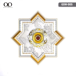 Ornamen Pvc Elegan MOTIF 05 40X40 | Ornamen Gypsum | Ornamen Grc | Fitting Lampu hias