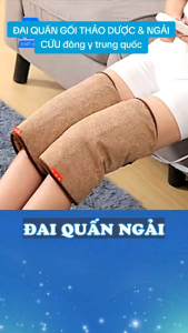 ĐAI QUẤN GỐI THẢO DƯỢC & NGẢI CỨU đông y trung quốc
