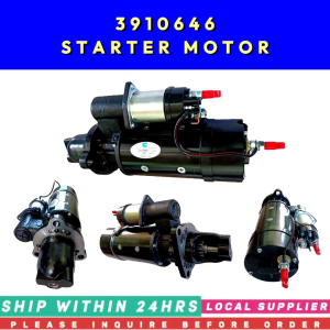 STARTER MOTOR 3910646 M105R3505SE [24V 7.5KW 12T 42MT] COMPATILBE 3938502 3286502 DELCO 1993796 10461242 [LOCAL STOCK. READY TO SHIP WITHIN 24HRS.] FOR CUMMINS 6CT (WARNING: HEAVY ITEM 30KG)