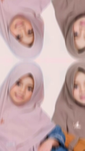 Khimar Anak Zulaikha oleh Aden Hijab Kids Premium