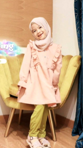 Legging Loss Anak by Zizazu Bahan Zaida Crepe Elastis Super Ringan dan Comfy