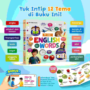 Boardbook Anak My Early English Words Ziyad Books