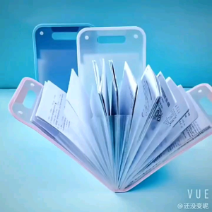 ESA Bag Folder A4 Paper File Folder Transparan Tas dokumen file 13 sekat