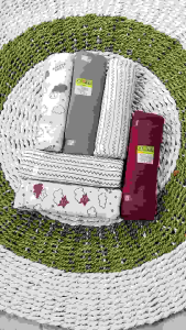 Bedong Bayi Baru Lahir Seri Abu Isi 3 Pcs Ukuran Jumbo 110x90