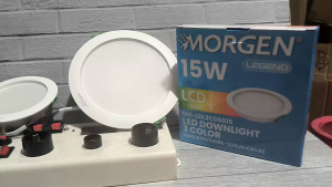 MORGEN LEGEND LED PANEL IB BULAT 15W 15 WATT TRICOLOUR SNI 3 PILIHAN CAHAYA DALAM 1 LAMPU 3 COLOUR PUTIH 6500K / WARM WHITE 3000K / NATURAL 4000K SEMU TIGA WARNA BERGARANSI 1 TAHUN BAGUS KUALITAS TERJAMIN