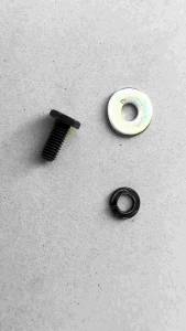 A714น็อตยึดแท่นครัชเครื่องตัดหญ้า โรบิ้น มากีต้า รุ่น RBC411U NB411 ของแท้ เกลียว6มิล./ยาว14มิล./แหวนสปริง6มิล./แหวนแปะ 6มิล.✓แท้ติดเครื่องใหม่มา