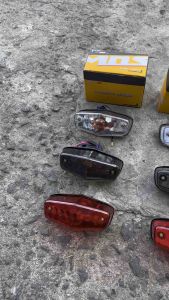 LAMPU STOPAN STOPLAMP BELAKANG SET PANGKON V80 ALUMUNIUM CB100 CB MODEL BSA LED DIAMOND IMPORT