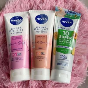 นีเวีย บอดี้เซรั่ม 180 มล. ครีมทาผิว nivea (แยกขาย)
