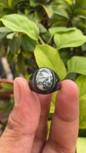 CINCIN BATU GIOK LUMUT TAIWAN ASLI MINIMALIS TOP QUALITY