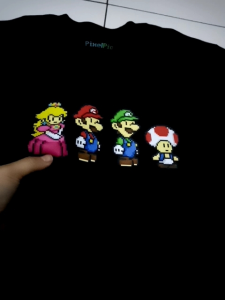PixelPic T-shirt Kaos Super Mario Bros