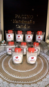 Apple Candle *Apple Scent* (Souvenir/Giveaway/Display)