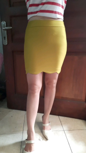 MM R0009 8805 Span Mini Pencil Skirt Wanita: Rok Mini Wanita Terbaru