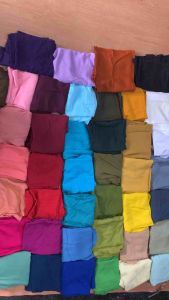 Kain bahan rayon polos meteran (50cm) setengah meter