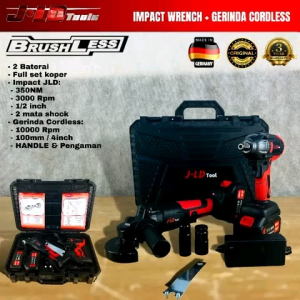 Paket Gerinda + Impact Wrench JLD M10+J48V
