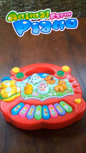 MAINAN ANAK EDUKASI BAYI PIANO LAMPU MUSIK ANIMAL FARM 3521