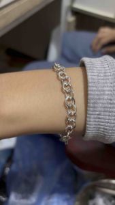 Gelang Tangan Wanita Motif Nuri Ukir & Titanium