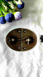 Kunci Pengait Kanan / Kiri Latch Kuningan - Oval Latch With Hook