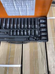 Bộ đồ nghê 1/2 dùng bắn súng và dùng tay sữa chữa ô tô xe máy 27 chi tiết. Chất liệu crv 42 cái cấp siêu bền siêu cứng cáp.-8678