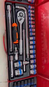 Bộ đồ nghề cần l trắng Bộ tuýp 25 món cần 1/2 tự động Hitman hàng xuất thị trường châu âu  bộ cần L màu trắng dùng sữa chữa ô tô xe máy