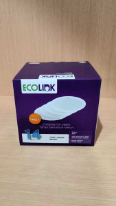 Ecolink EDL190B pack 3 free 1 lampu Downlight LED 35W 7W 10W 14W  isi 4 PC lampu cahaya putih 6500K