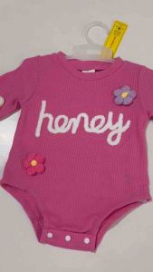[0-2th] BAJU BAYI PEREMPUAN NEW BORN ROMPER JUMPER BABY (HONEY PINK)