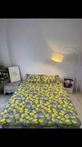 Bộ Chăn Ga Gối 3 Món Vải Hàn Quốc Mềm Mại – Size 1m2 / 1m6 / 1m8 /2m20/ phù hợp với đệm dưới 10cm
