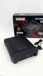 สินค้าขายดี ซับบ๊อก SUBBOX เบสบ๊อก ขนาด 13นิ้ว รุ่น 13S 💥💥 กำลังขับสูงสุด1800วัตต์ ซับวูฟเฟอร์ BASSBOX ACTIVE SUBWOOFER ซับบ็อก ดอกทรงสี่เหลี่ยม สวยงาม เบสหนักแน่น เสียงดี แถม รีโมทบูสเบส