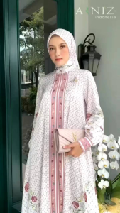 GAMIS TERBARU SYARI  SYARI TRENDI BRANDED PRODUK PREMIUM FASHION MODERN MEWAH ELEGAN BAJU DRESS ETNIK MUSLIM BATIK ETNIK OLIVIA SET