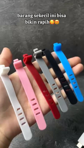 Pengikat Kabel Penggulung Kabel Penjepit Perapih Clip Kabel Macaron Murah Pandawajayaacc