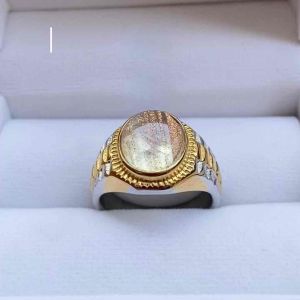 CINCIN BATU AKIK CENDANA SERAT EMAS CATING BAWAH SUPER MINIMALIS