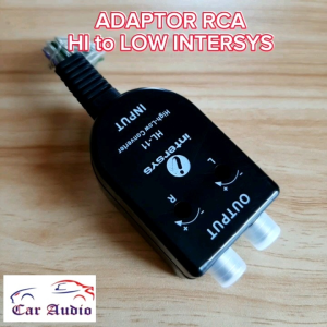 Adaptor RCA Intersys Hi to Low Intersys Adaptor RCA Audio Mobil