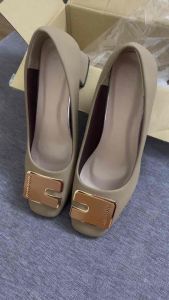 Giày cao gót búp bê nữ  giày công sở êm chân  gót cao 7cm