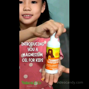 Natural & Co Magnesium Oil For Kids (Zechstein Magnesium Chloride + Organic Aloe Vera Extract) 100ml