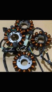 ฟิลคอยล์ มัดไฟ คอยสตาร์ท WAVE110I (2009-2018) ครีมคับเก่า/สตาร์ท มือ/เท้า น็อต 3 รูระหัด31120-k03-H11