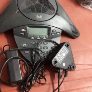 Máy điện thoại IP hội nghị Cisco Unified IP Conference Station 7936 Hàng đã qua sử dụng bao gồm: 1Thân máy +1 adapter +1cục tích hợp dây cấp điện và dây Internet để thành POE cắm vào máy